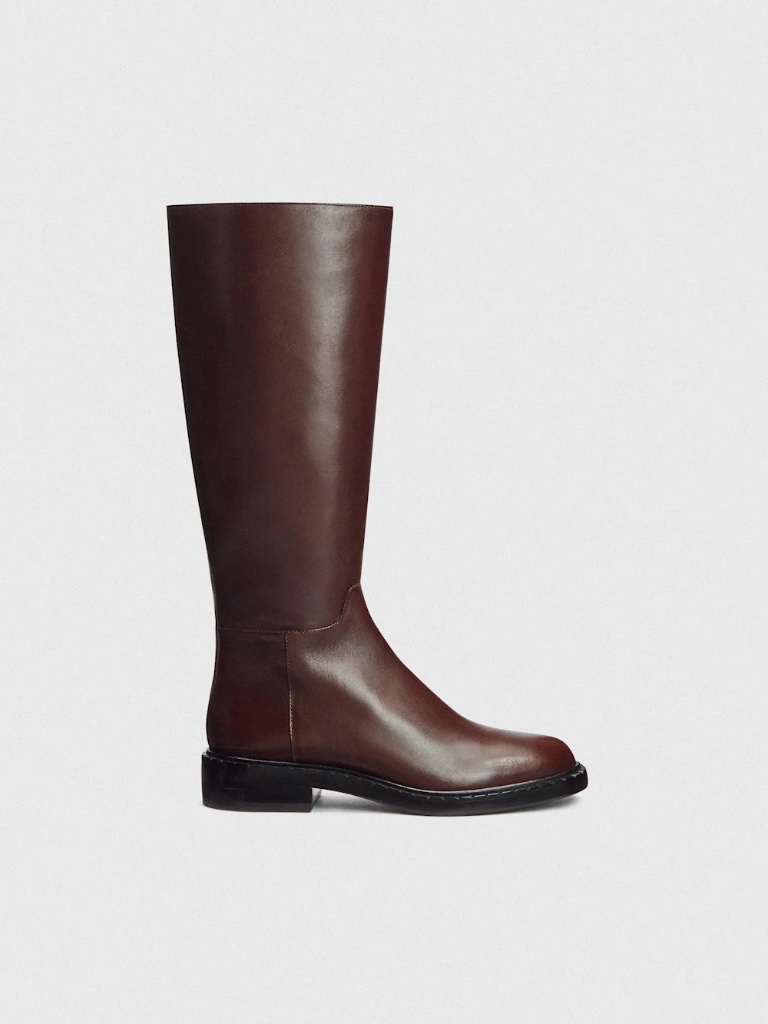 Reformation Nancy Knee Boot Brown - Size 7.5